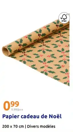 Action Papier cadeau de Noël offre