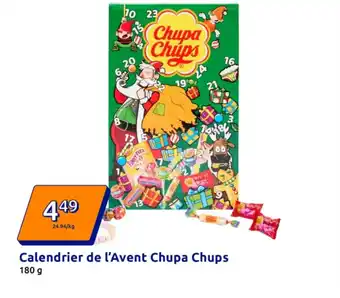 Action CHUPA CHUPS Calendrier de l'Avent offre