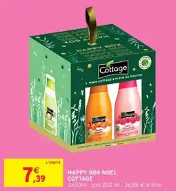 Intermarché Happy box noel cottage offre