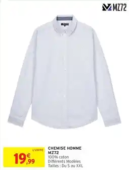 Intermarché Chemise homme mz72 offre