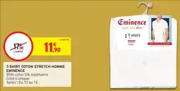 Intermarché T-shirt coton stretch homme offre