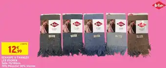 Intermarché Echarpe à franges lee cooper offre