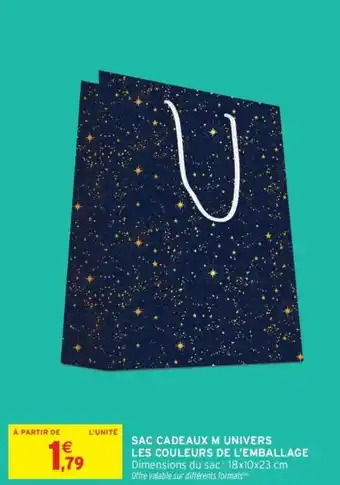 Intermarché Sac cadeaux m univers les couleurs de l'emballage offre