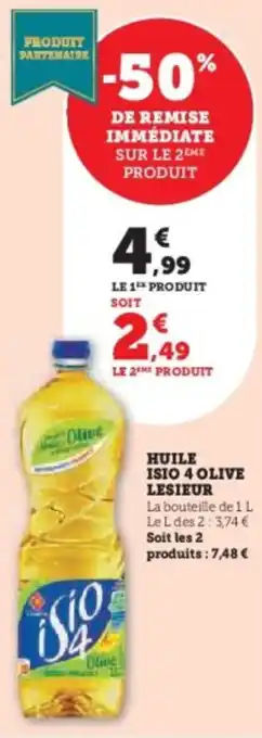 Huile isio 4 olive lesieur
