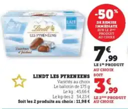Super U Lindt les pyreneens offre