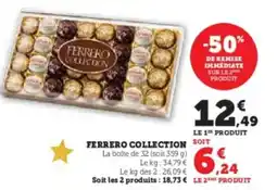 Super U Ferrero collection offre