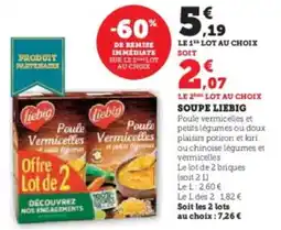 Super U Soupe liebig offre