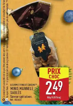 ALDI Gourmet finest cuisine minis mannele offre