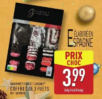 ALDI Gourmet finest cuisine coffret de 3 fuets offre