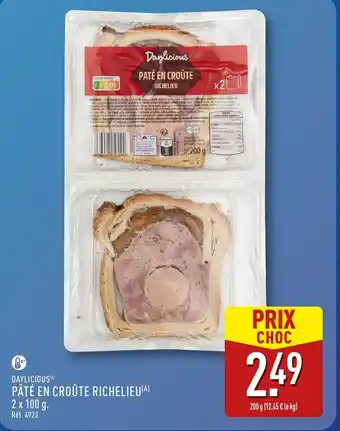 ALDI Pâté en croûte richelieu offre