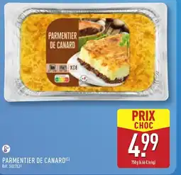ALDI Parmentier de canard offre