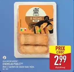 ALDI Asia green garden 8 nems au poulet offre