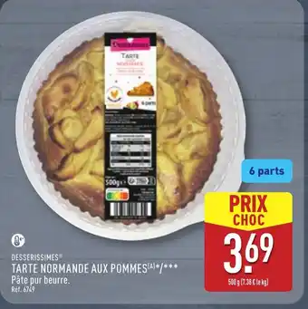 ALDI Tarte normande aux pommes offre