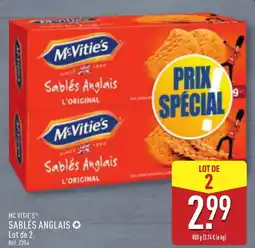 ALDI Mc vitie's sablés anglais offre