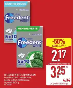 ALDI Freedent white chewing gum offre
