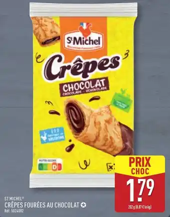 ALDI St michel crêpes fourées au chocolat offre