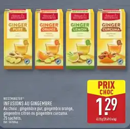 ALDI Infusions au gingembre offre