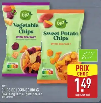 ALDI Chips de légumes bio offre