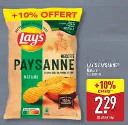 ALDI Lay's paysanne offre
