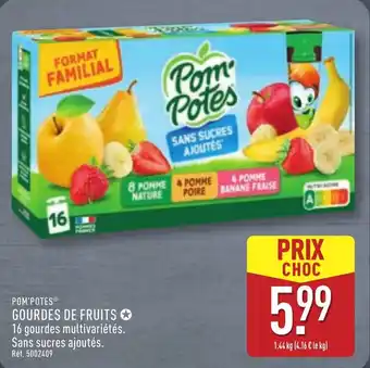ALDI Gourdes de fruits offre