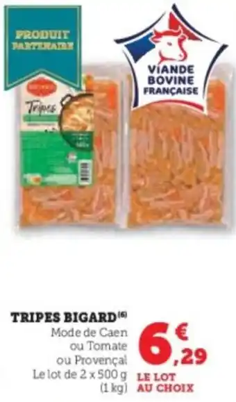 Super U TRIPES BIGARD offre