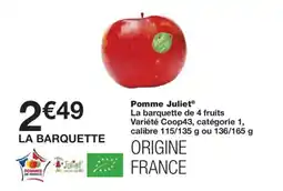 Monoprix Pomme Juliet offre