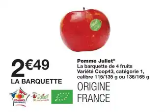 Monoprix Pomme Juliet offre