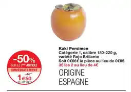 Monoprix Kaki Persimon offre