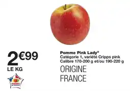 Monoprix Pomme Pink Lady offre