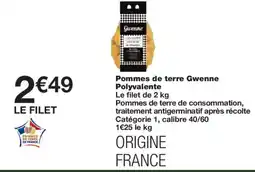 Monoprix Pommes de terre Gwenne Polyvalente offre