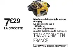 Monoprix Moules cuisinées à la crème d'Isigny offre