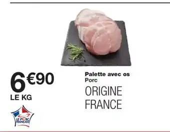 Monoprix Palette avec os Porc offre