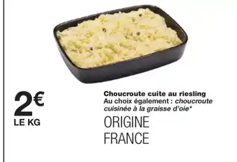 Monoprix Choucroute cuite au riesling offre