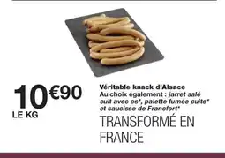 Monoprix Véritable knack d'Alsace offre