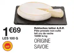 Monoprix Reblochon laitier A.O.P. offre