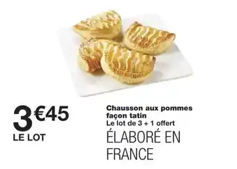 Monoprix Chausson aux pommes façon tatin offre