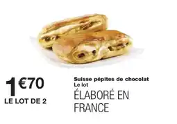 Monoprix Suisse pépites de chocolat offre