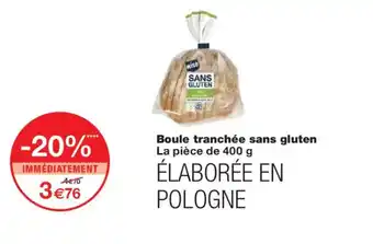 Monoprix Boule tranchée sans gluten offre