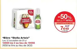 Monoprix STELLA ARTOIS Bière offre