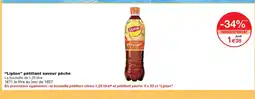 Monoprix LIPTON pétillant saveur pêche offre