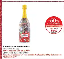 Monoprix CÉLEBRATIONS Chocolats offre