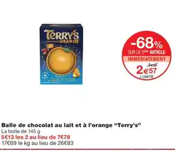 Monoprix TERRY'S Balle de chocolat au lait et à l'orange offre