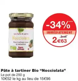 Monoprix NOCCIOLATA Pâte à tartiner Bio offre