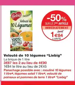 Monoprix LIEBIG Velouté de 10 légumes offre
