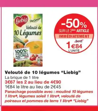 Monoprix LIEBIG Velouté de 10 légumes offre