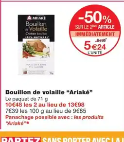 Monoprix ARIAKÉ Bouillon de volaille offre