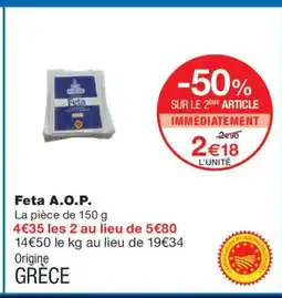 Monoprix Feta A.O.P. offre