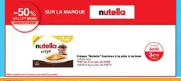 Monoprix NUTELLA Crêpes fourrées à la pâte à tartiner offre