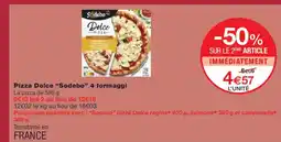 Monoprix SODEBO Pizza Dolce 4 formaggi offre