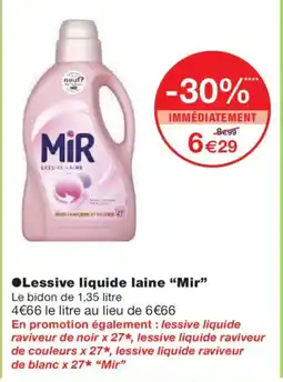Monoprix MIR Lessive liquide laine offre